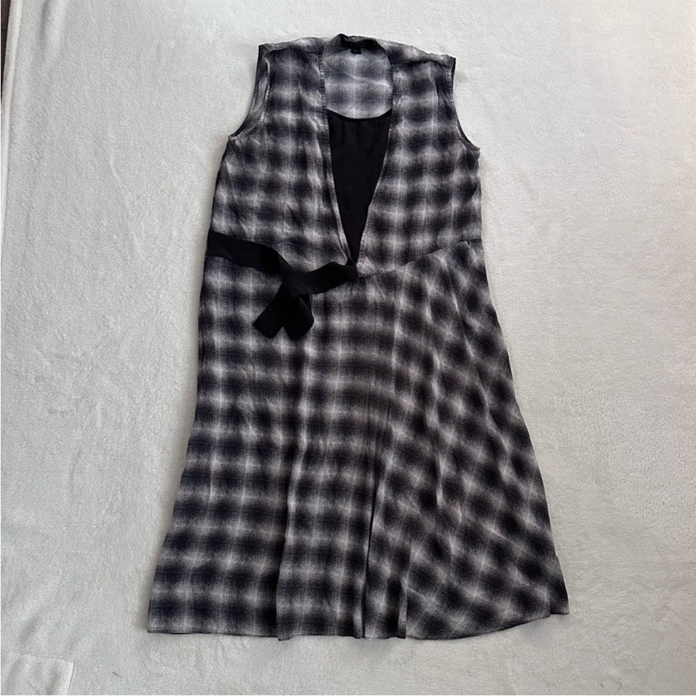 All Saints Letra Dean Sleeveless Knee Length Silk Dress Size US 6